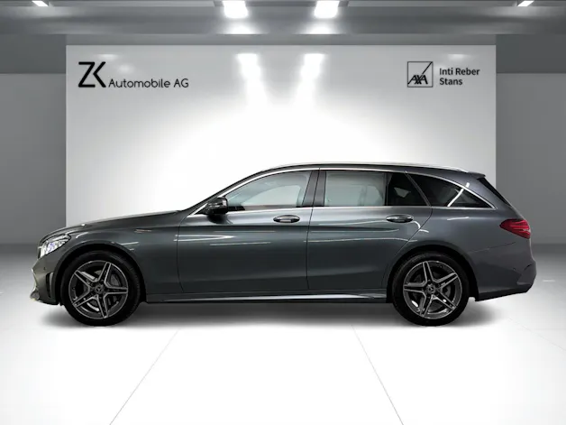 Mercedes-Benz C 200 Swiss Star AMG Line 4M Selenitgrau 9G-Tronic / 360° Kamera / Panoramadach / Leder / Keyless Go /