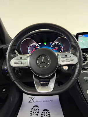 Mercedes-Benz C 200 Swiss Star AMG Line 4M Selenitgrau 9G-Tronic / 360° Kamera / Panoramadach / Leder / Keyless Go /