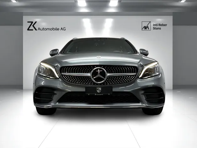 Mercedes-Benz C 200 Swiss Star AMG Line 4M Selenitgrau 9G-Tronic / 360° Kamera / Panoramadach / Leder / Keyless Go /