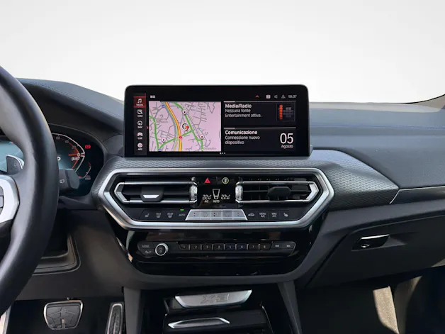 BMW X3 20d xDrive paddles