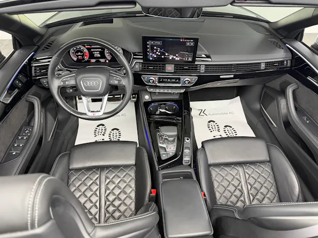 Audi S5 Cabriolet 3.0 TFSI Mythos Black Metallicquattro 354PS tiptronic / 360° Kamera / Head-Up-Display / B&O Sound / S-Sportsitze /