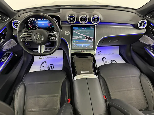 Mercedes-Benz C 300 Grafitgrey 258PS 4Matic AMG Line / Panoramadach / 360° Kamera / Leder / Head-Up-Display /