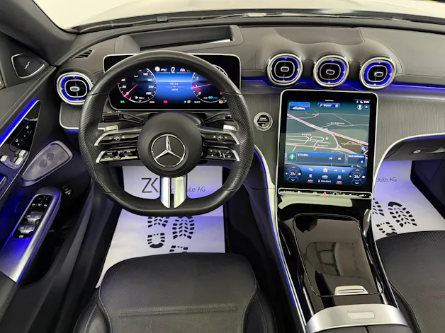 Mercedes-Benz C 300 Grafitgrey 258PS 4Matic AMG Line / Panoramadach / 360° Kamera / Leder / Head-Up-Display /