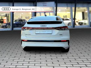 Audi Q4 Sportback e-tron quattro performance Edition Swiss Ski Gletscherweiss Metallic