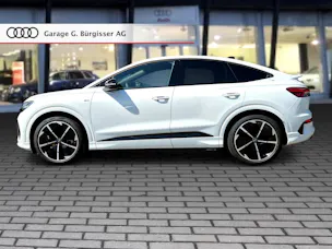Audi Q4 Sportback e-tron quattro performance Edition Swiss Ski Gletscherweiss Metallic