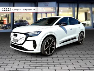 Audi Q4 Sportback e-tron quattro performance Edition Swiss Ski Gletscherweiss Metallic