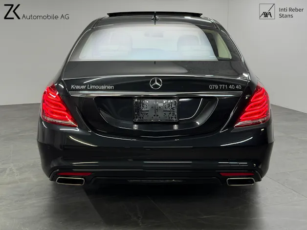 Mercedes-Benz S 500 Long AMG-Line magnetitschwarz 4Matic 9G-Tronic / 360° Kamera / Panoramadache / Keyless Go / Head-Up-Dispaly / Leder /