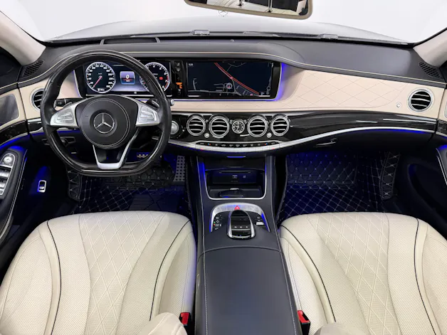 Mercedes-Benz S 500 Long AMG-Line magnetitschwarz 4Matic 9G-Tronic / 360° Kamera / Panoramadache / Keyless Go / Head-Up-Dispaly / Leder /