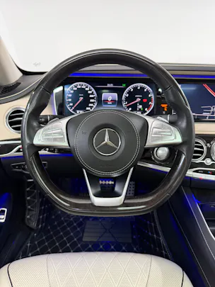 Mercedes-Benz S 500 Long AMG-Line magnetitschwarz 4Matic 9G-Tronic / 360° Kamera / Panoramadache / Keyless Go / Head-Up-Dispaly / Leder /