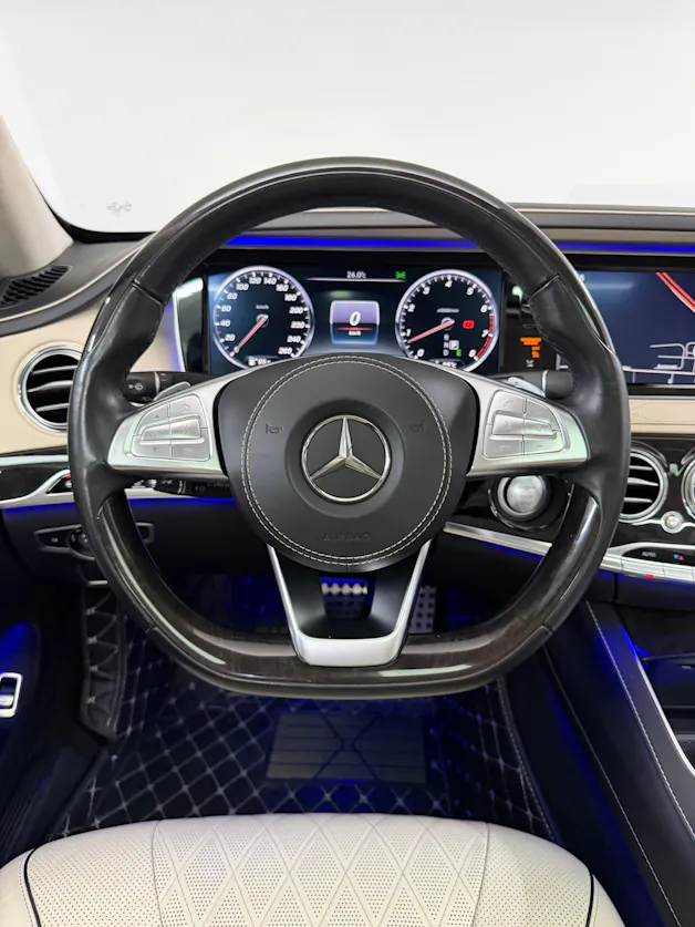Mercedes-Benz S 500 Long AMG-Line magnetitschwarz 4Matic 9G-Tronic / 360° Kamera / Panoramadache / Keyless Go / Head-Up-Dispaly / Leder /