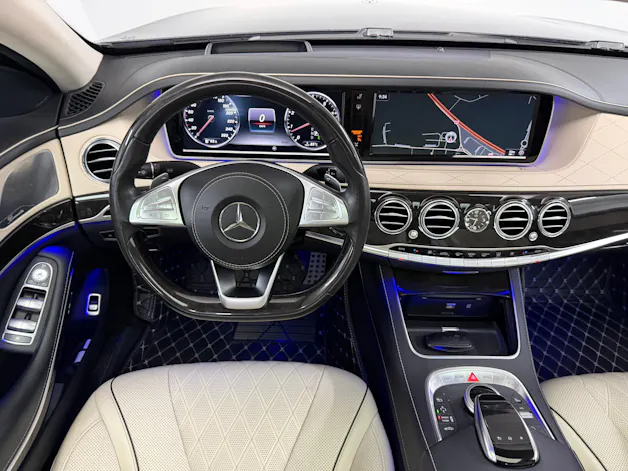 Mercedes-Benz S 500 Long AMG-Line magnetitschwarz 4Matic 9G-Tronic / 360° Kamera / Panoramadache / Keyless Go / Head-Up-Dispaly / Leder /