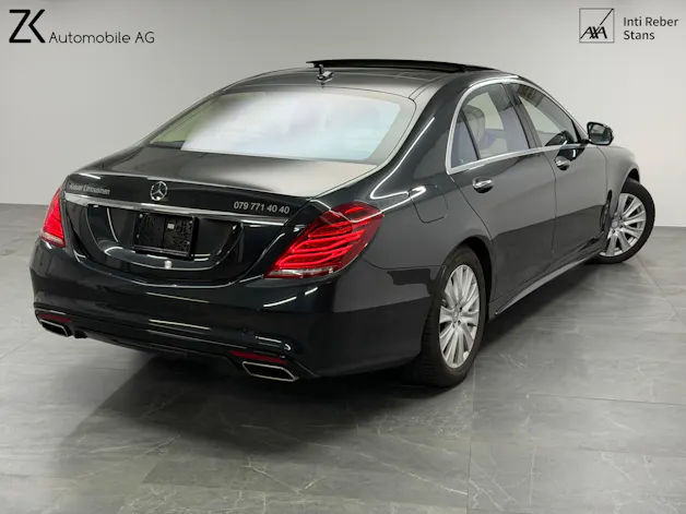 Mercedes-Benz S 500 Long AMG-Line magnetitschwarz 4Matic 9G-Tronic / 360° Kamera / Panoramadache / Keyless Go / Head-Up-Dispaly / Leder /