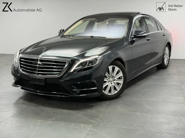 Mercedes-Benz S 500 Long AMG-Line magnetitschwarz 4Matic 9G-Tronic / 360° Kamera / Panoramadache / Keyless Go / Head-Up-Dispaly / Leder /
