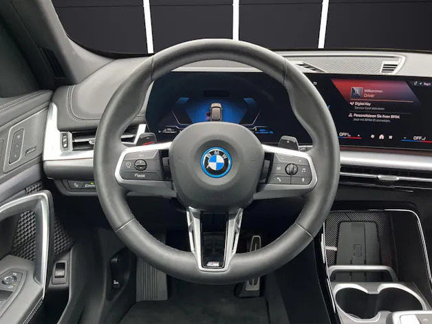 BMW X1 30e xDrive paddles