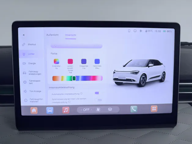 Dongfeng Box 42 kWh Ocean Eyes / 360° Kamera / Car Play / Ecotex Leder / 12 Zoll Display / Sitzheizung/Kühlung / Phone Mirroring /