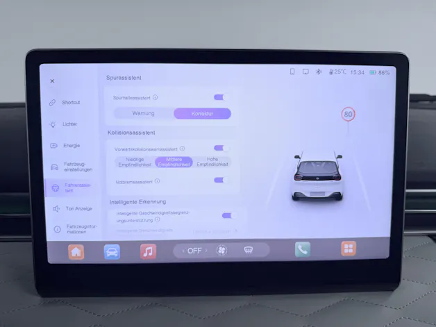 Dongfeng Box 42 kWh Ocean Eyes / 360° Kamera / Car Play / Ecotex Leder / 12 Zoll Display / Sitzheizung/Kühlung / Phone Mirroring /