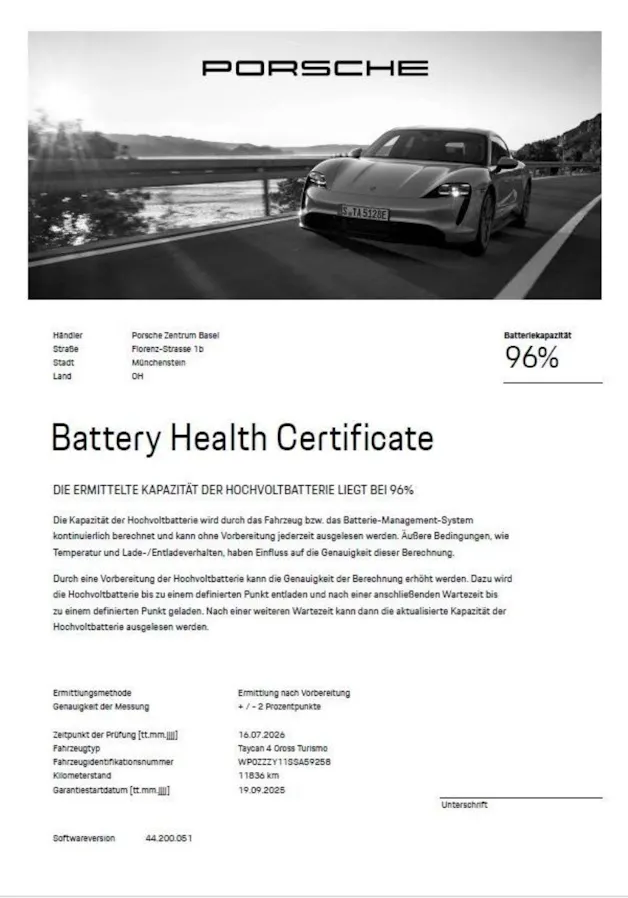 Porsche Taycan 4 Cross Turismo