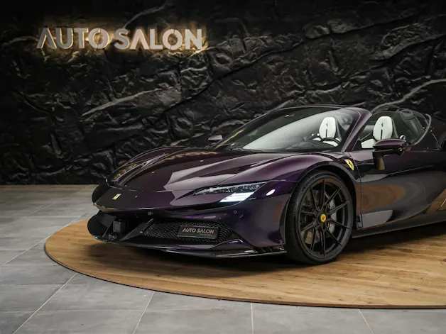 FERRARI SF90 Spider *Assetto Fiorano* Viola Hong Kong*Full Spec*Novitec*