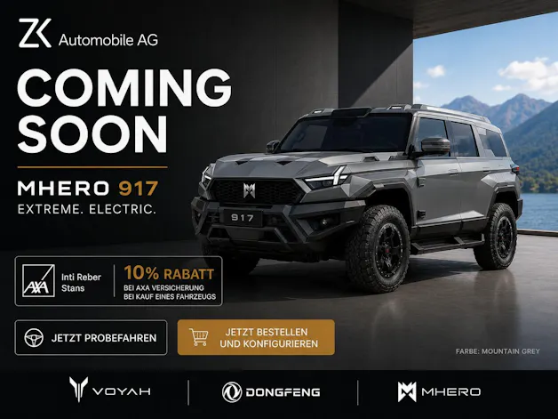 Mhero 917 AWD 108.7 kWh 1088PS Mountain Grey Matt