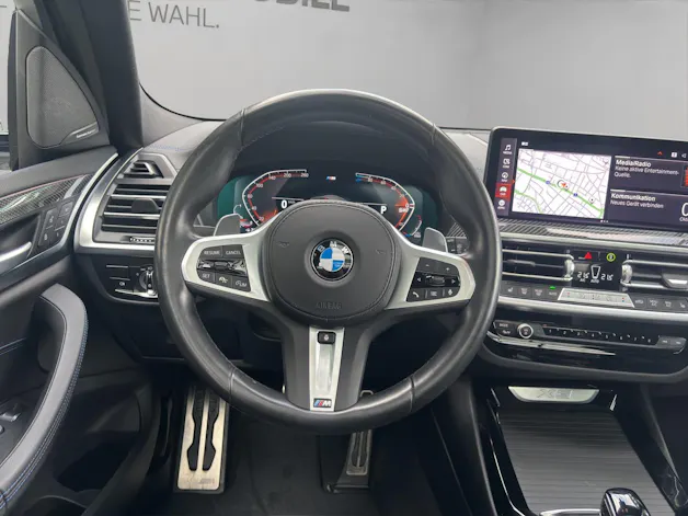 BMW X3 20d xDrive paddles