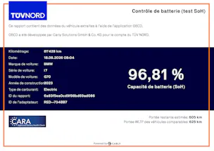 BMW i7 xDrive60 (CH) AHK * TansanitBlau Mét * SOH TEST 96%