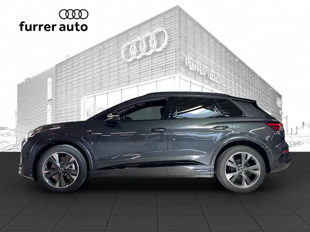 Audi Q4 e-tron SUV quattro performance Swiss Ski