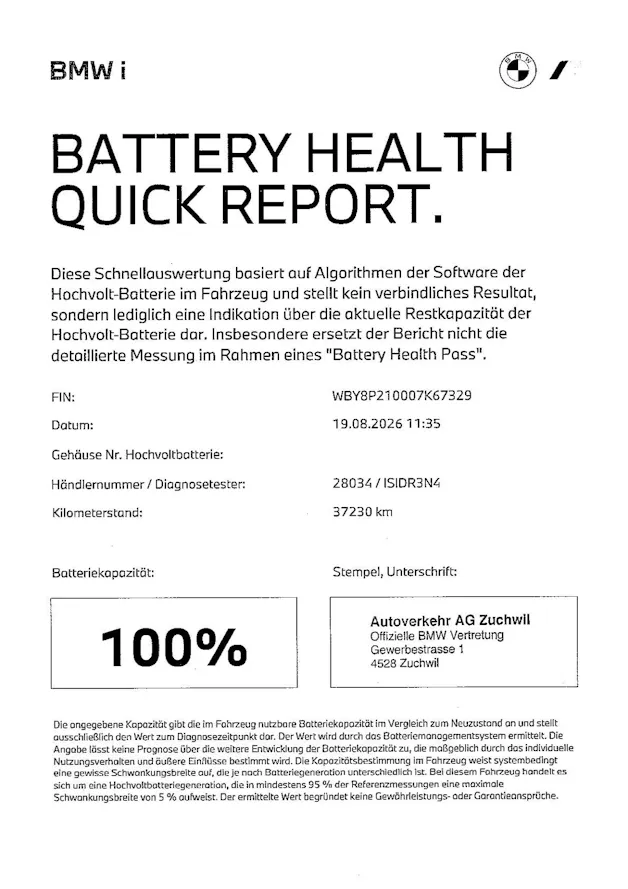 BMW i3 (120Ah)