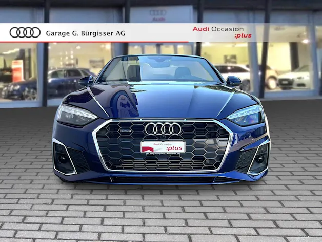 AUDI audi A5 Cabriolet 40 TFSI S-Line Attraction S-tronic quattro Navarablau Metallic
