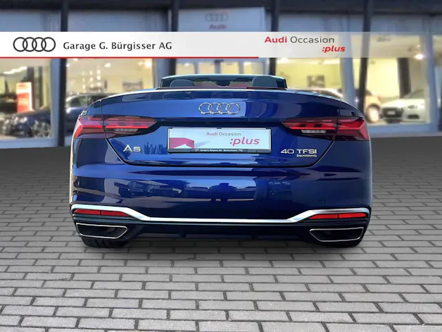 AUDI audi A5 Cabriolet 40 TFSI S-Line Attraction S-tronic quattro Navarablau Metallic