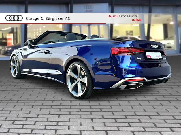 AUDI audi A5 Cabriolet 40 TFSI S-Line Attraction S-tronic quattro Navarablau Metallic