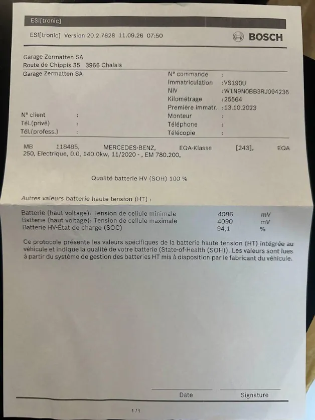 MERCEDES-BENZ EQA 250 AMG Line (CH)