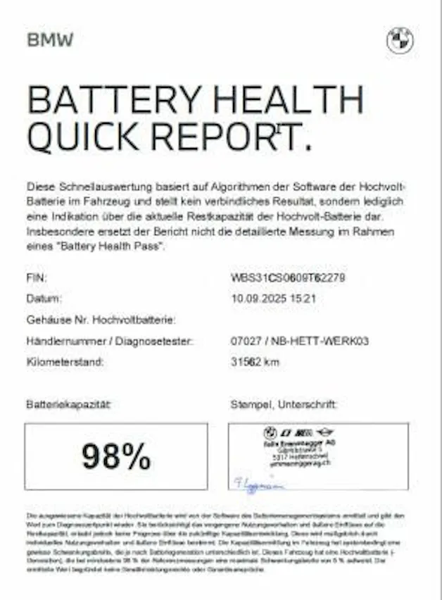 BMW XM xDrive PHEV Label