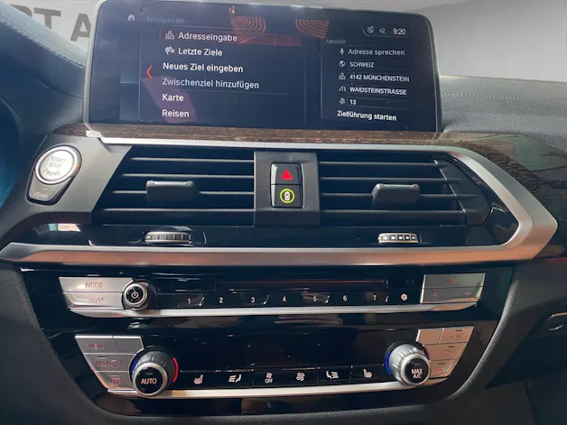 BMW X3 20i xDrive paddles