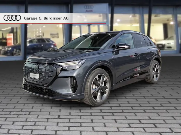 AUDI Q4 e-tron SUV quattro performance Attraction Tamboraggrau Metallic