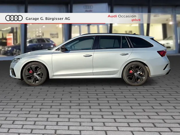 SKODA Octavia Combi 2.0 TDI DSG RS 4x4 Brilliant Silber Metallic