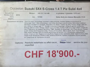Suzuki SX4 S-Cross 1.4 T Piz Sulai 4x4