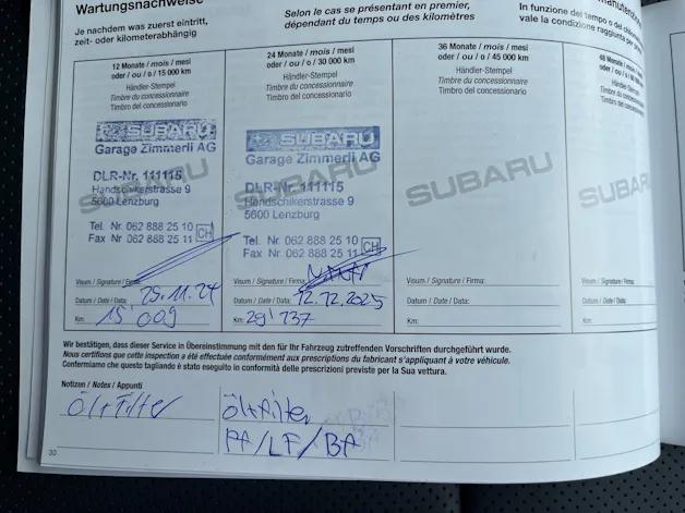 Subaru Outback 2.5i Luxury