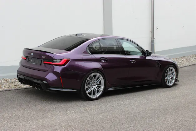 BMW M3 Competition M xDrive Individual M CARBON EXTERIEURPAKET *PURPLE SILK METALLIC* 🎉1.88%-LEASINGAKTION🎉