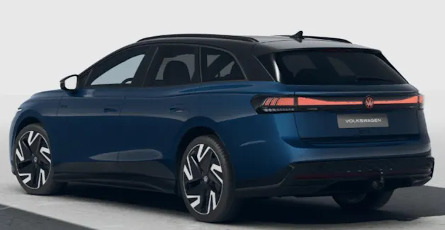 VW ID.7 TOURER GTX 340 PS 4MOTION *** VOLLAUSSTATTUG IN AQUAMARINBLAU ***
