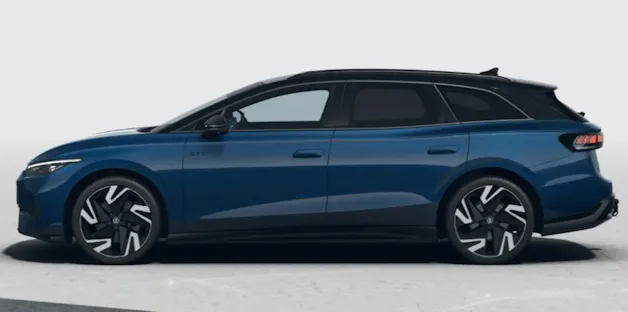 VW ID.7 TOURER GTX 340 PS 4MOTION *** VOLLAUSSTATTUG IN AQUAMARINBLAU ***