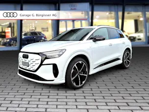 AUDI Q4 e-tron SUV quattro performance Swiss Ski Gletscherweiss Metallic
