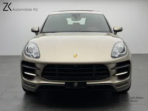 PORSCHE Macan Turbo V6 400PS Palladium Metallic PDK / 360° Kamera / BOSE Soundsystem / Panoramadach / Leder / KW-Gewindefahrwerk /