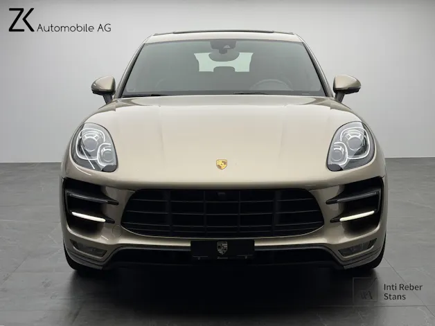 PORSCHE Macan Turbo V6 400PS Palladium Metallic PDK / 360° Kamera / BOSE Soundsystem / Panoramadach / Leder / KW-Gewindefahrwerk /