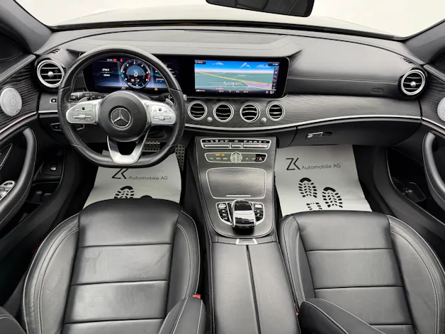 MERCEDES-BENZ E 400 d AMG Line 4Matic 340PS Obsidian Black Metallic 9G-Tronic / 360° Kamera / Panoramadach / Leder / Burmester Soundsystem /