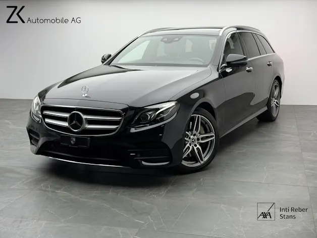 MERCEDES-BENZ E 400 d AMG Line 4Matic 340PS Obsidian Black Metallic 9G-Tronic / 360° Kamera / Panoramadach / Leder / Burmester Soundsystem /