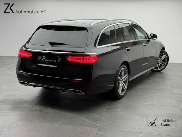MERCEDES-BENZ E 400 d AMG Line 4Matic 340PS Obsidian Black Metallic 9G-Tronic / 360° Kamera / Panoramadach / Leder / Burmester Soundsystem /