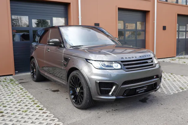 Land Rover Range Rover Sport 5.0 V8 SVR MANSORY "*CH Auto * Kit MANSORY - "Carbon * Toit Ouvrant * Son Meridian * Head-Up Display * Caméra"