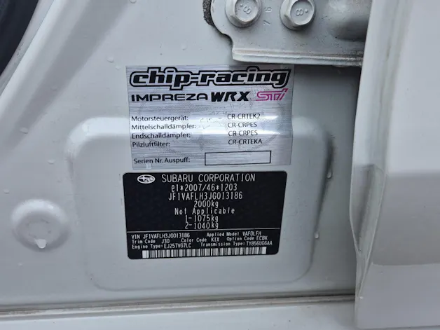 Subaru WRX 2.5 Turbo 4WD STI Sport S