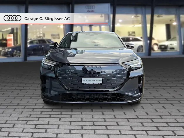 AUDI Q4 Sportback e-tron quattro performance Swiss Ski Tamboragrau Metallic