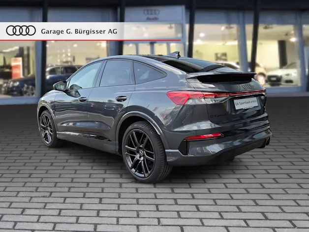 AUDI Q4 Sportback e-tron quattro performance Swiss Ski Tamboragrau Metallic